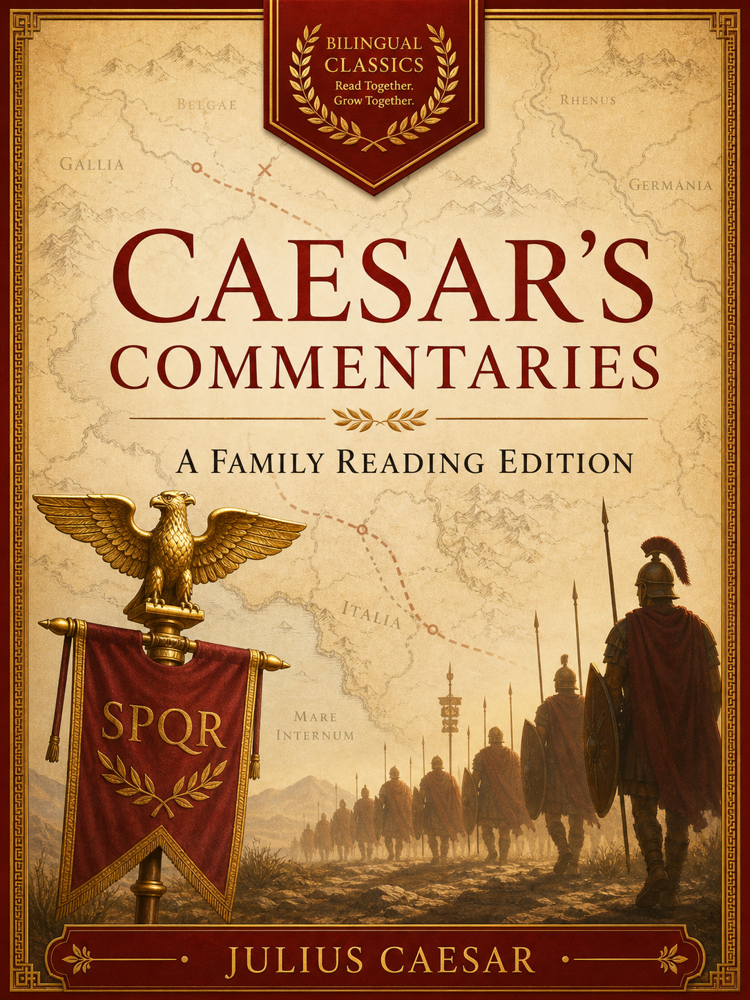 Cover of Caesar's Commentaries — Family Reading Edition